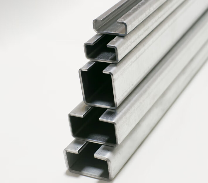 轻型镀锌c型钢轨道 304不锈钢管夹导轨 c型槽轨道 c型管夹导轨sdffkos