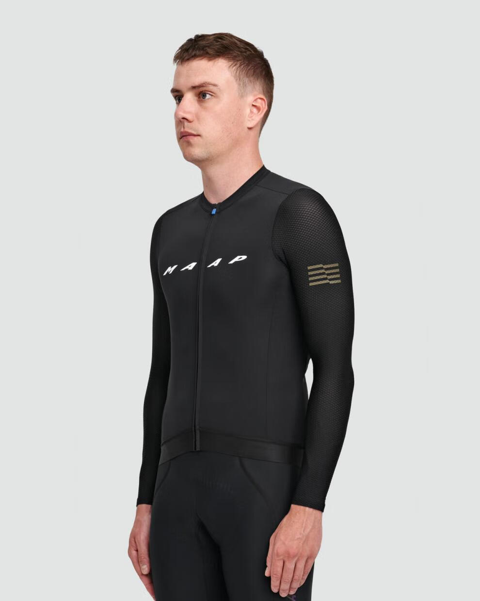 部分现货 maap evade pro base ls jersey 长袖竞赛骑行服车衣 taupe