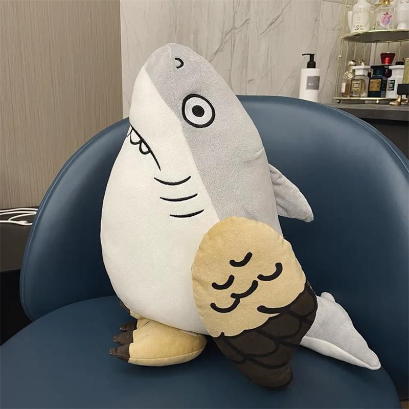鲨bee毛绒玩具男女礼物卡通可爱的鲨鱼蜜蜂鲨骑马鲨狗玩偶娃娃礼物