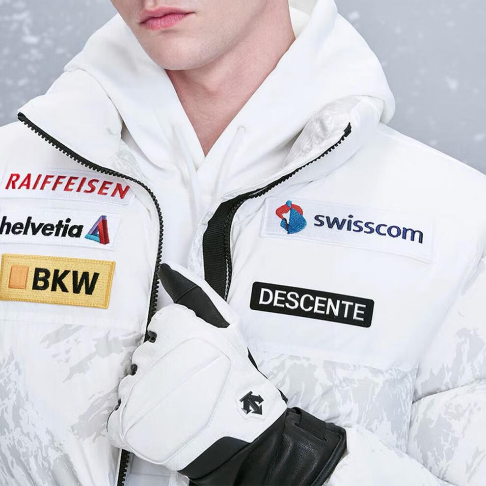 迪桑新款潮牌情侣短款刺绣服保暖加厚男女款迷彩服联名上衣服精品优选