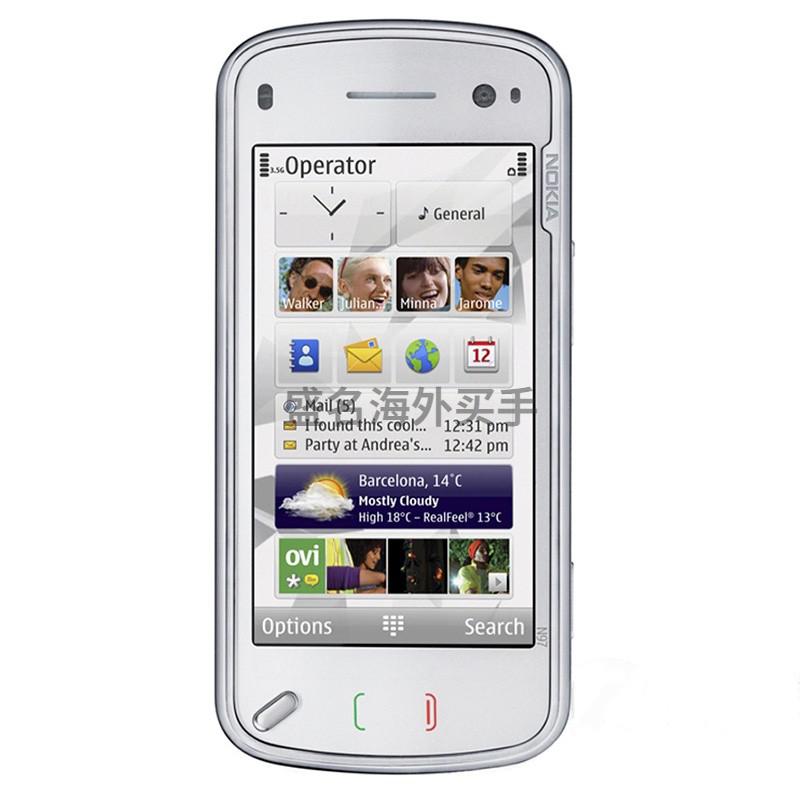 诺基亚nokia97手机智能触屏侧滑盖老人机经典收藏移动2g联通3g黑色