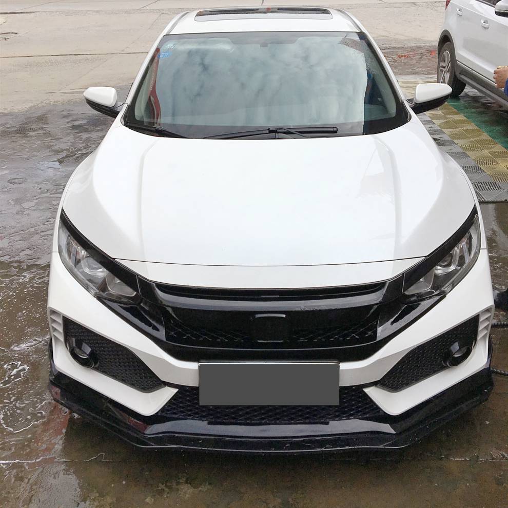 十代思域前铲 专用十代思域typer前杠加宽前铲新思域tr前铲si前铲前唇