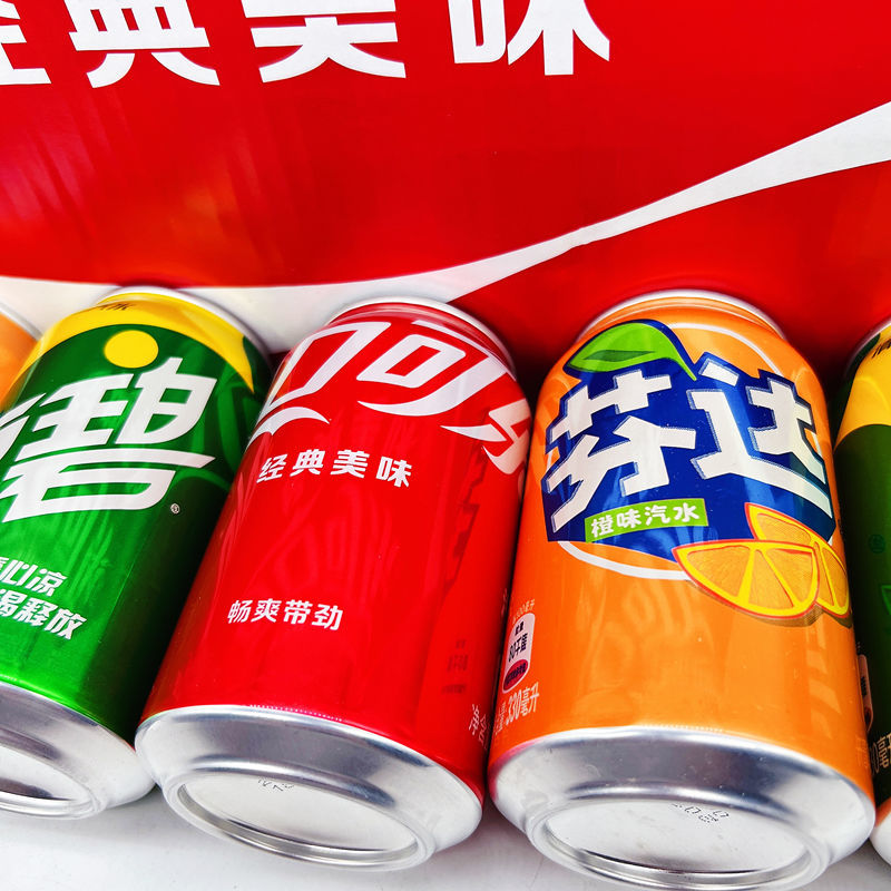 可口可乐雪碧芬达碳酸饮料汽水罐装330ml易拉罐团购 芬达 24罐【图片
