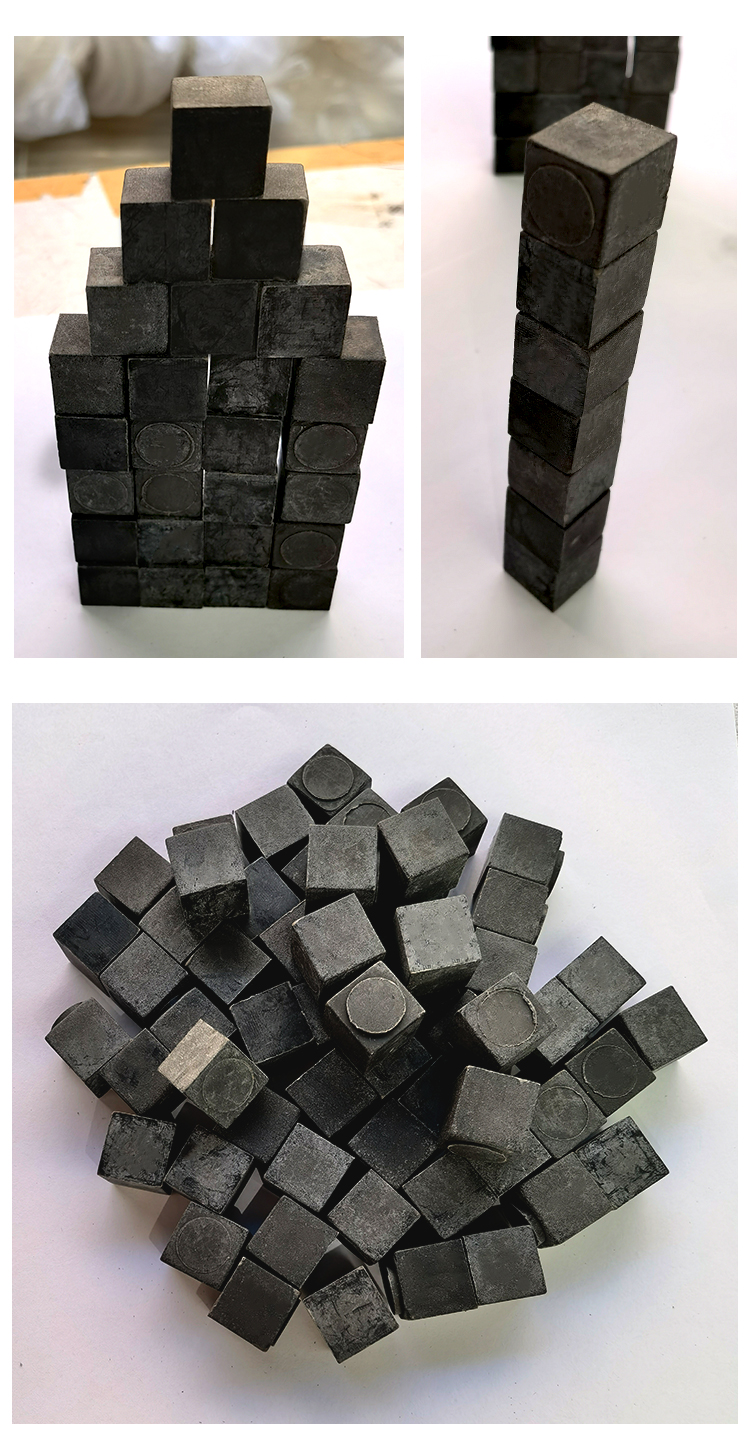 瓷砖垫块背胶塑料垫块黑色实心石材背胶垫块小方块塑料刷胶晾干垫 6*8
