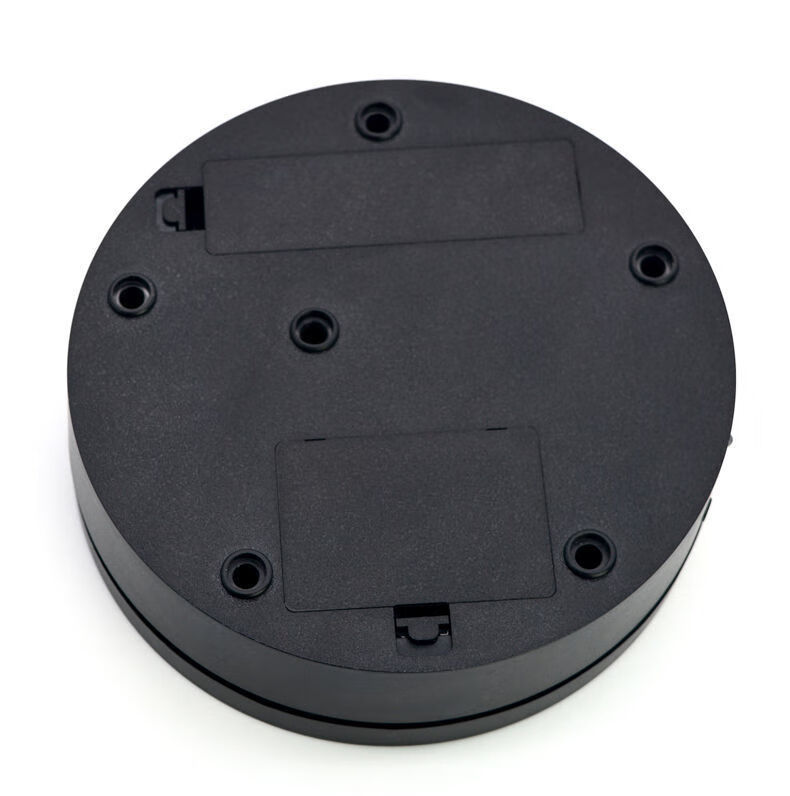 电动自动直播拍摄转盘旋转盘拍照拍摄台 12cm承重2kg(白色哑面) 默认