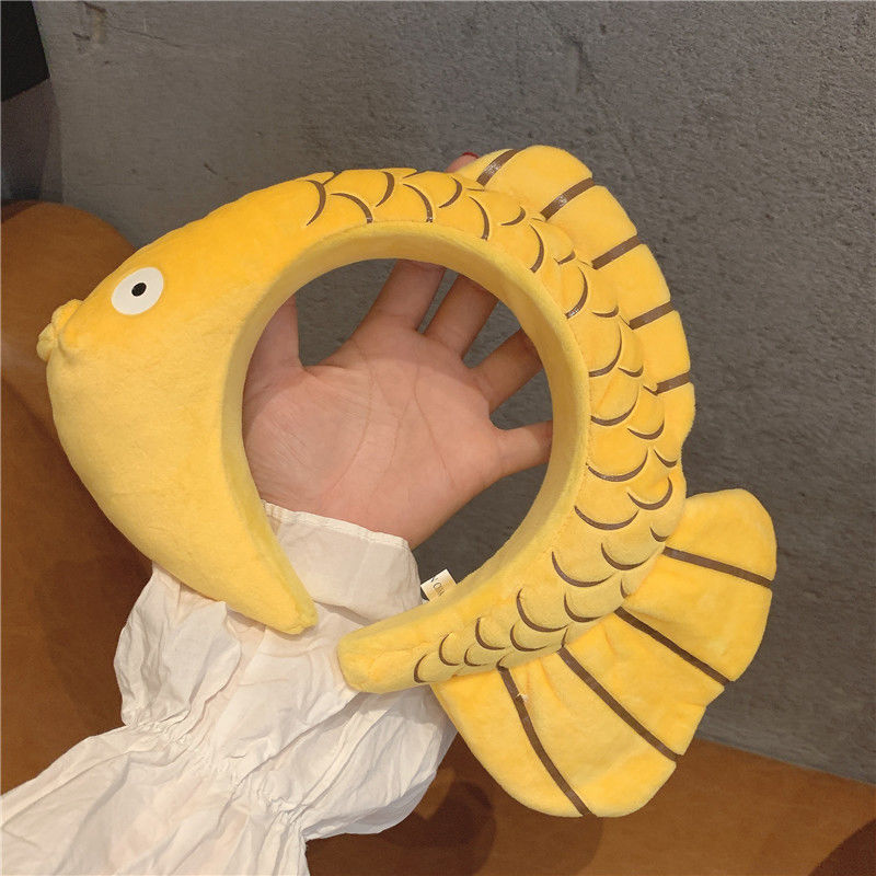 贯宾 创意ins搞怪鲤鱼发箍网红头饰少女可爱女童自拍卖萌头箍儿童发卡