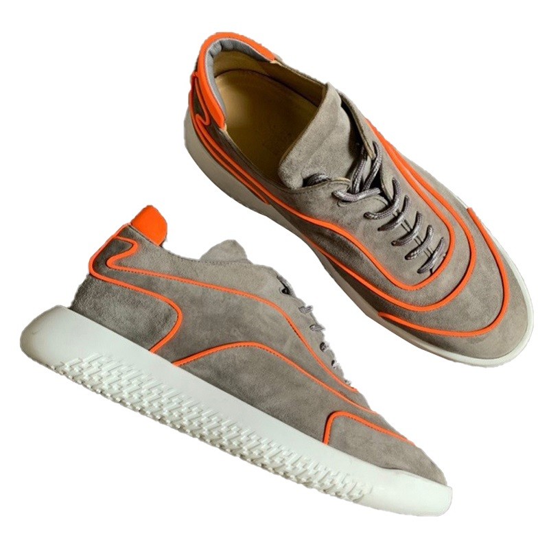 精品hermes爱马仕拼色女士休闲鞋ay拼色欧码37