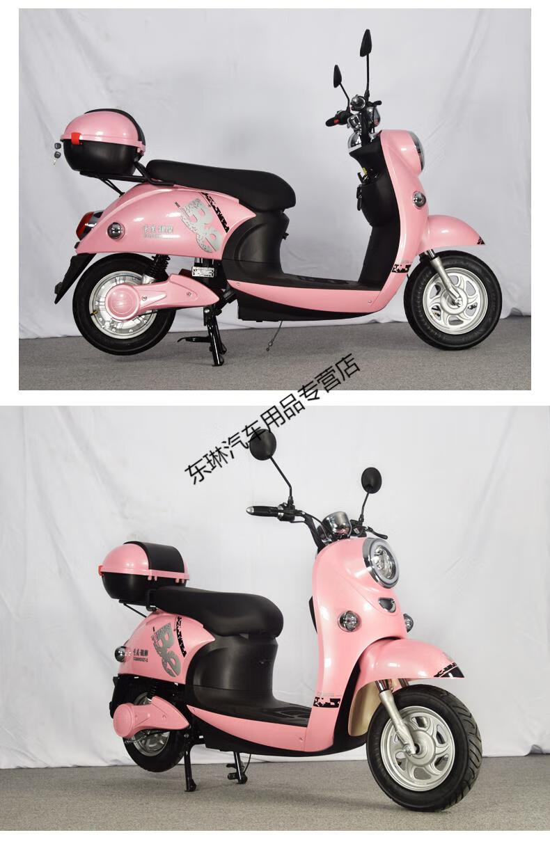 小龟王电动车60v可上牌电动摩托车五羊款式整车踏板外卖电瓶车助力