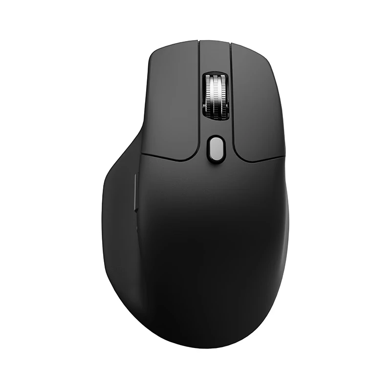 keychron M6 Mac office mouse, dual 8K wireless mouse, full-key silent mouse, ergonomic gaming mouse, endless scroll wheel mouse, compatible with Apple /Win M6S-8K, fully silent, metal scroll wheel, magnetic flywheel, black thumbnail 4