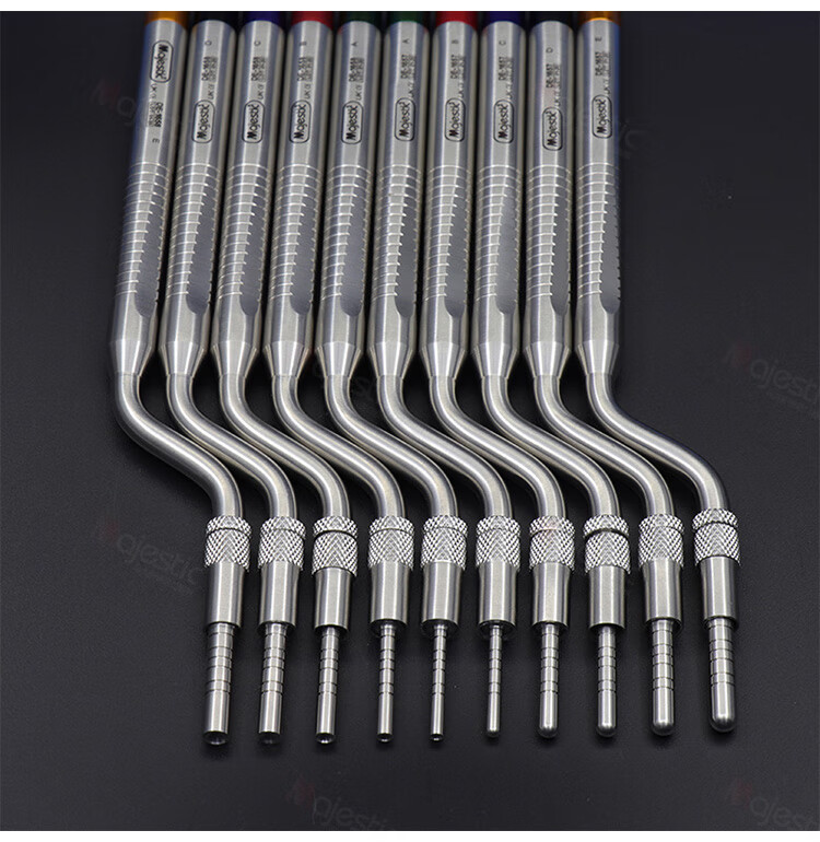 牙科种植上颌窦内提升工具骨挤压器械直弯凸凹头口腔手术辅助材料 直