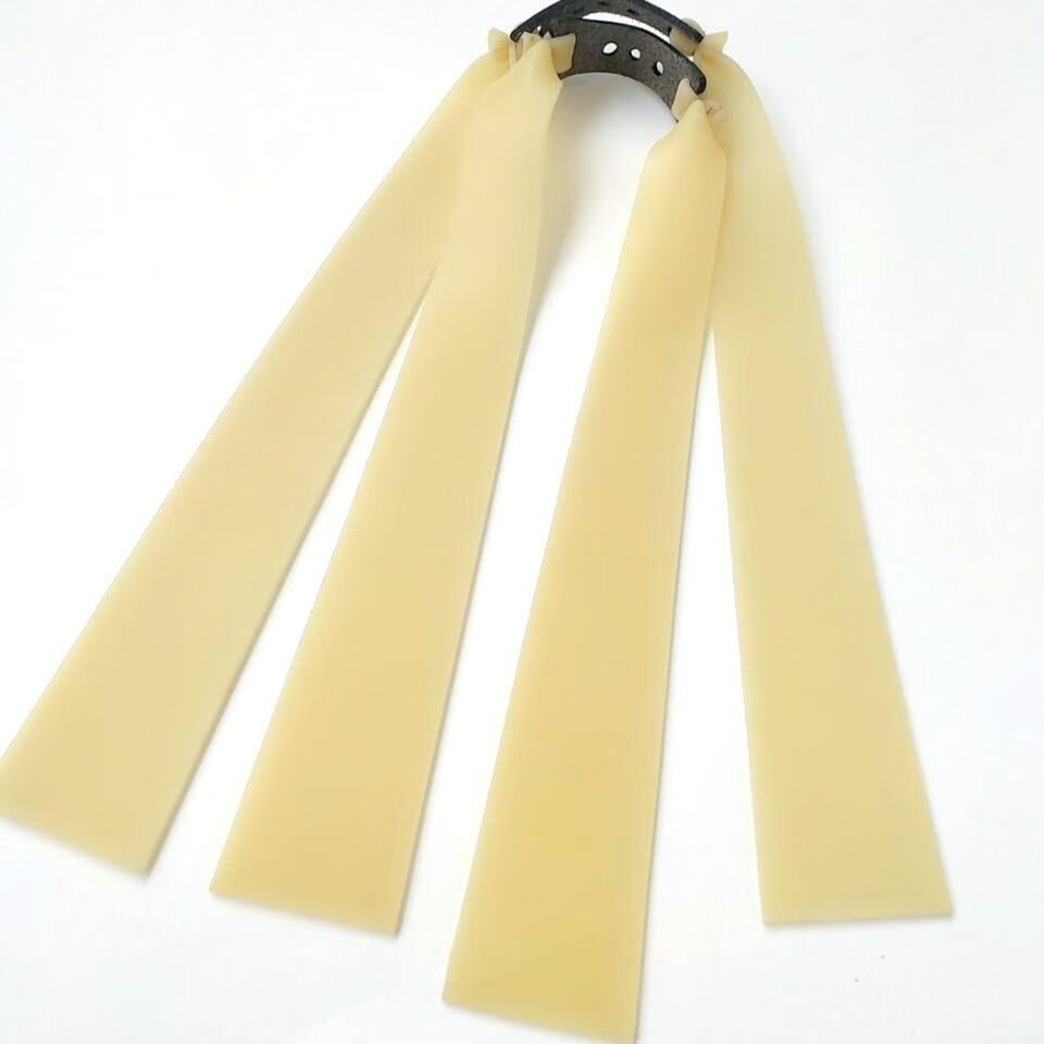 弹弓皮筋扁皮筋弹弓皮筋40宽大拉力耐用两节大锥度防冻加厚高弹力扁