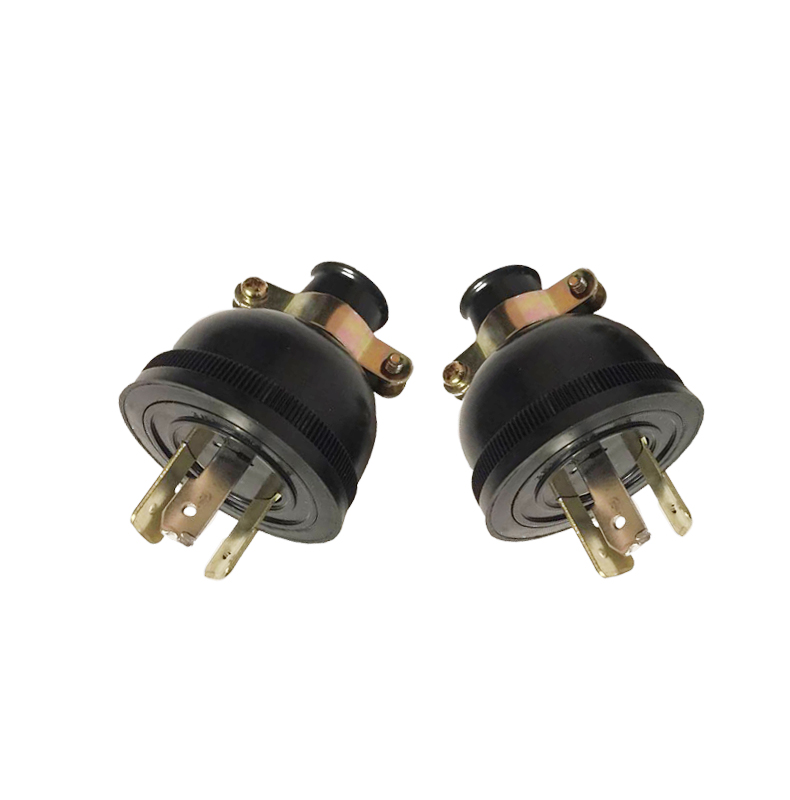 威廉玛奇发电机三相220v插头黑色专拍链接 3000w插头(黑,2个装)