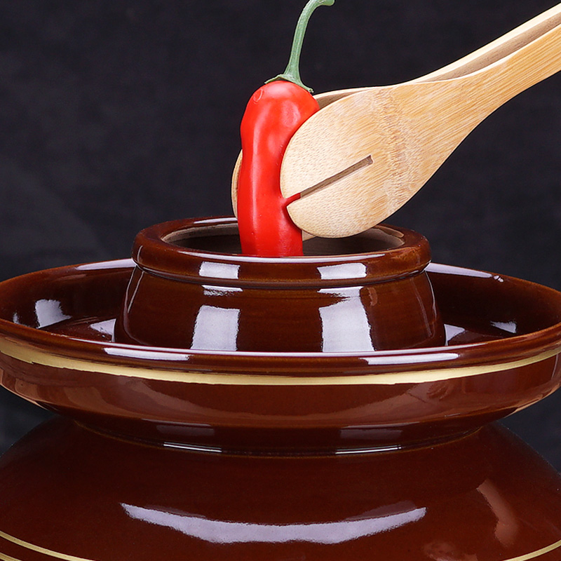 品牌热卖泡菜坛子四川土陶号罐陶瓷大家用小酸菜密封腌菜坛酸菜中厨房