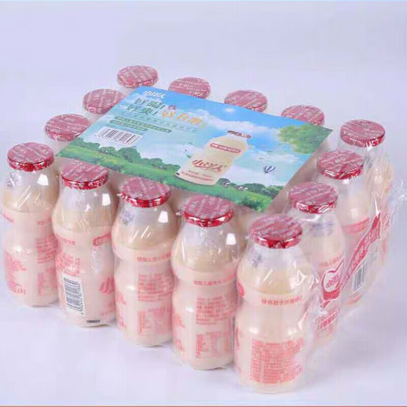 小洋人乳酸菌 100ml*20瓶/40瓶 强化糖酸锌原味酸奶饮品整箱装 40瓶