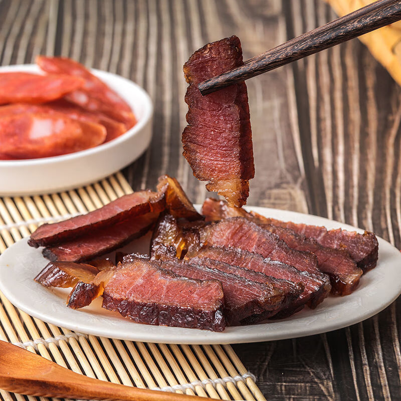河南信阳腊肉土特产农家自制土猪肉正宗咸肉晒肉老腊肉大别山【7 后腿