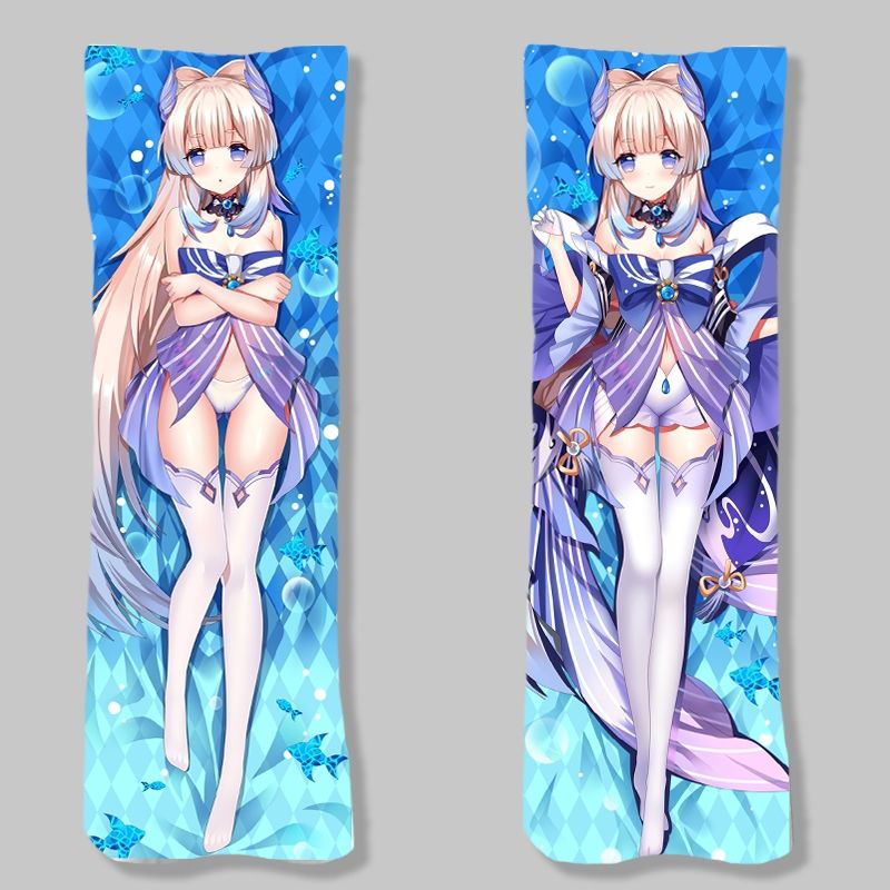 原神心海等身抱枕 原神珊瑚宫心海周边等身抱枕二次元卡通动漫靠枕