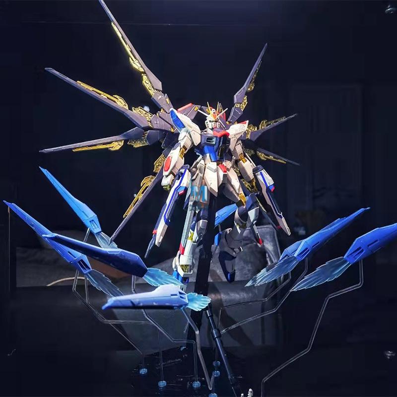 万代大班mb强袭自由高达高达拼装模型大班mg嫣红强袭自由2.