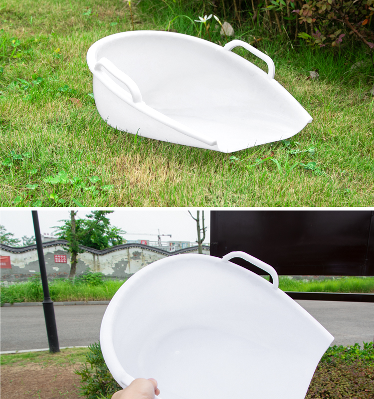 老式熟胶撮子大号家用畚箕塑料双耳农用铲锨工地撮箕簸箕垃圾铲子采缇