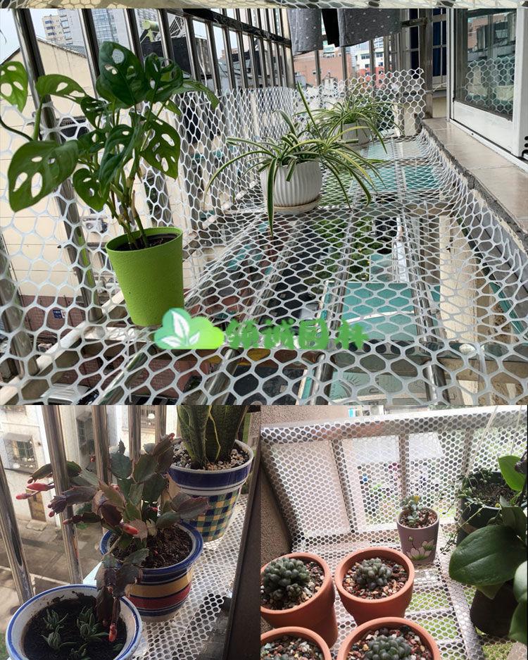 加厚阳台防漏塑料网围栏窗户防护网封窗防猫网防盗窗垫防坠安全网立始