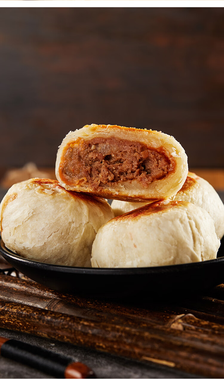 鲜肉月饼苏州榴莲豆沙苏式月饼老酥皮西饼特产中秋现烤10只装经典口味