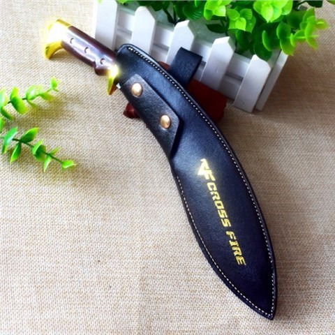 尼泊尔军弯刀户外 玩具周边战龙尼泊尔军刃未开刃大号30cm模型 30cm