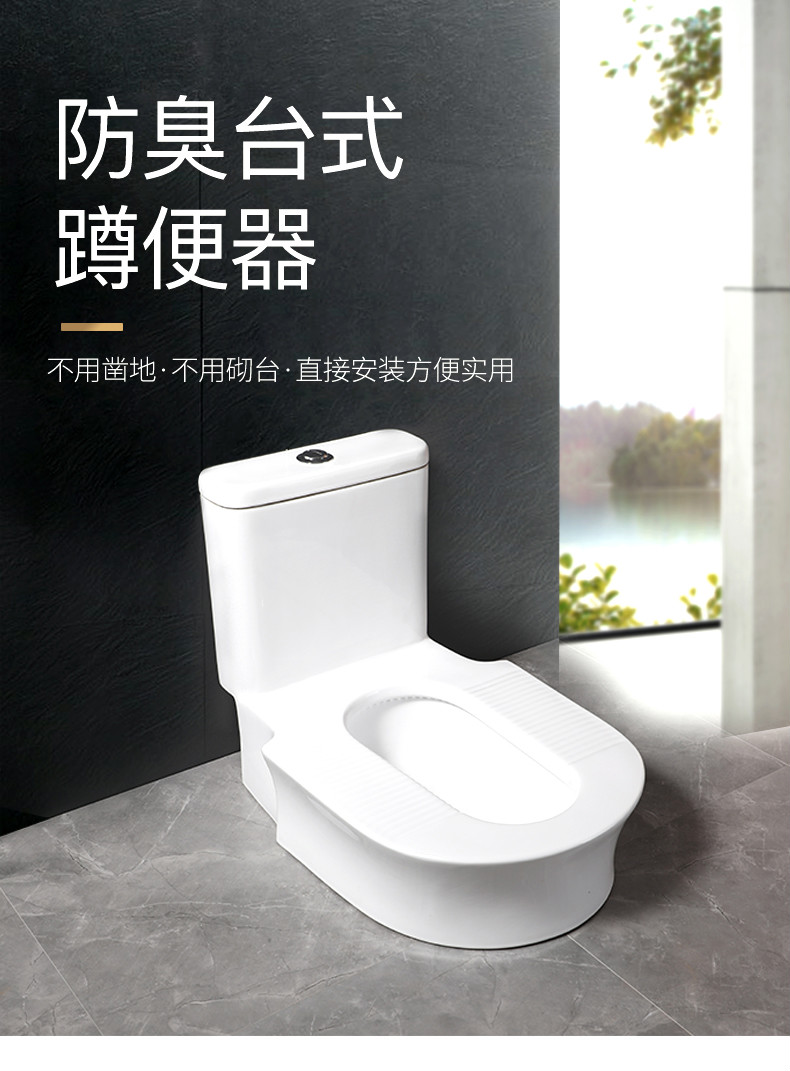 科勒京 jmy皇浩裕蹲坐两用马桶一体坐便器改蹲便器换蹲厕二合一非可蹲