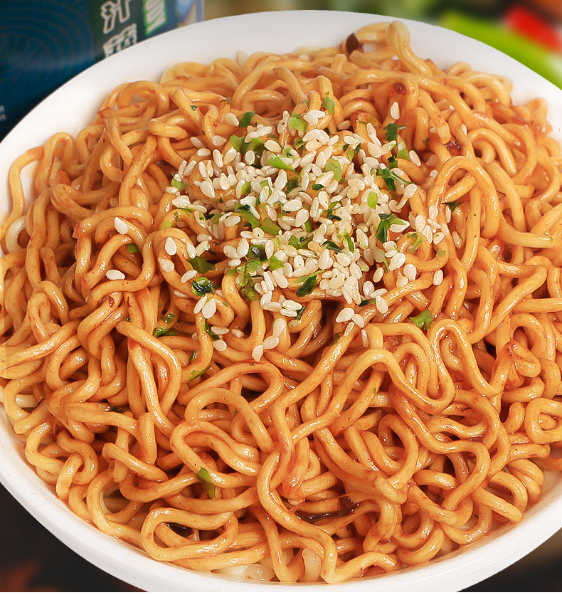 即食干拌面宿舍免煮夜宵速食方便面泡面 【1箱】葱油拌面95g*6桶