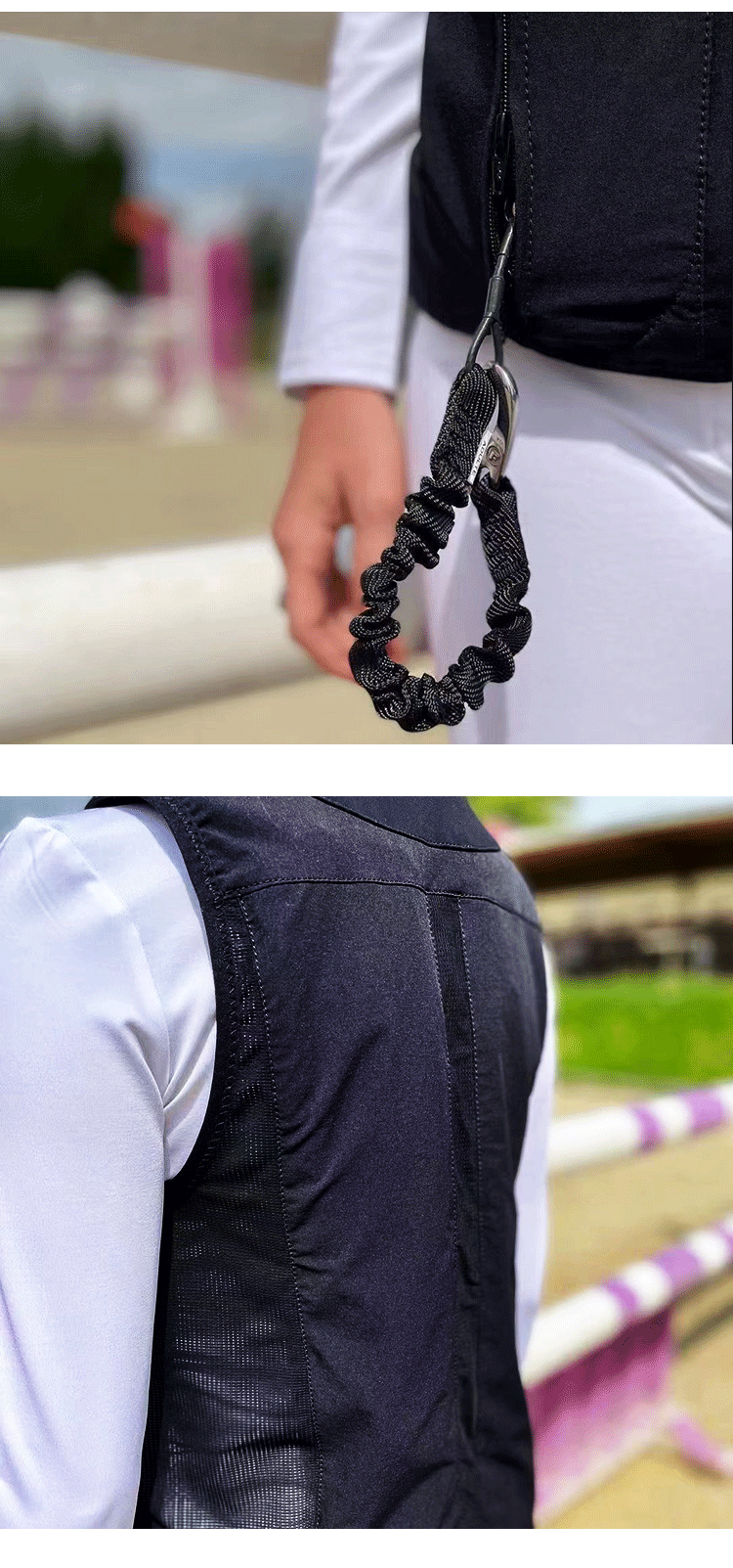 马术充气护甲骑马护甲瓶透气马术背心充气安全护甲 二代 s 其它尺码