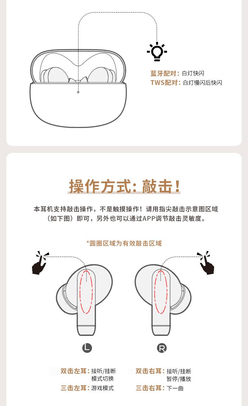 鑫隆山适用男友生日礼物实用蓝牙耳机fitpods冇心蓝牙耳机年真无线