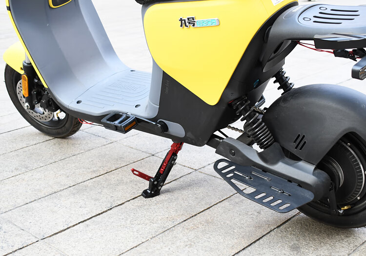 适用九号电动车a/b30c b40 b60 b80改装配件铝合金脚撑单撑脚架 金色