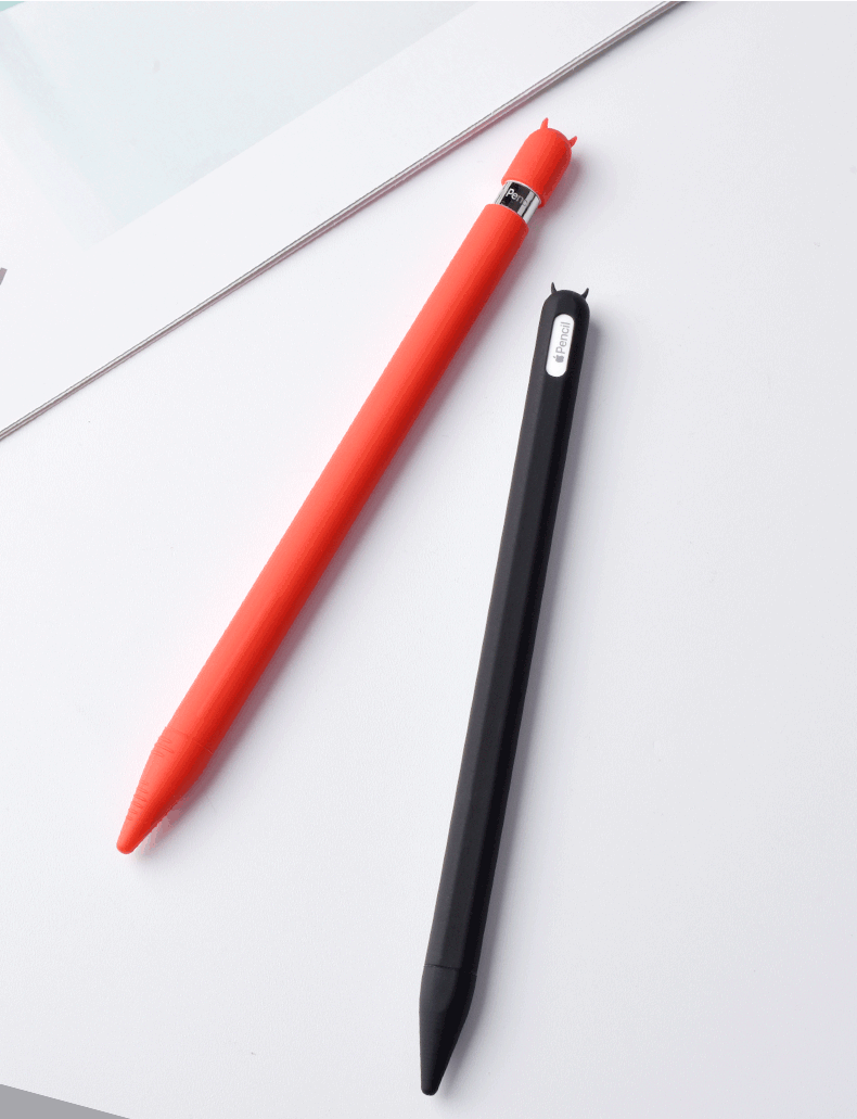 适用于applepencil笔套苹果二代保护套硅胶防滑套ipencil笔尖一代防丢