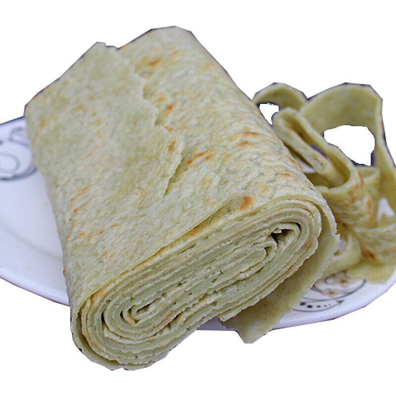 宽豆皮恩施手工柴火米粉绿豆皮现做传统小食恩施特产500g 宽绿豆皮1斤