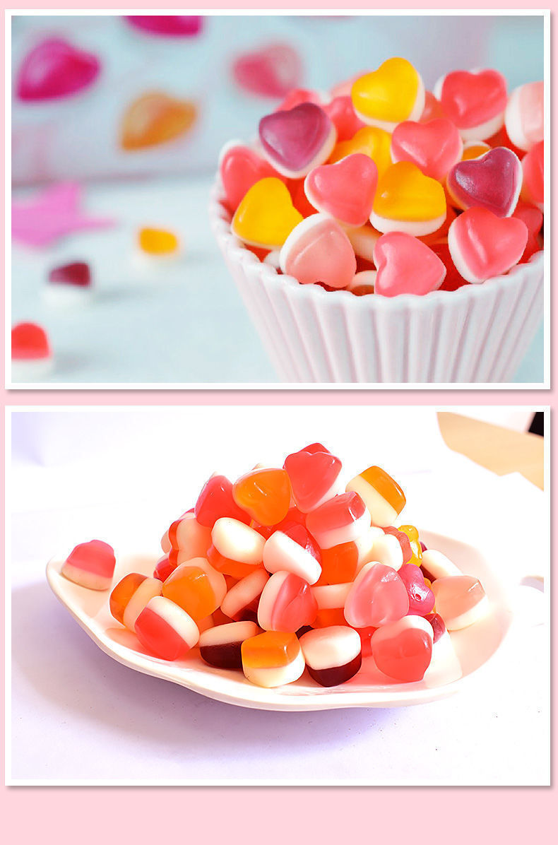 阿尔e卑斯 qq糖乐缤纷软糖可乐味夹心多口味糖果整箱 葡萄牛奶 22.