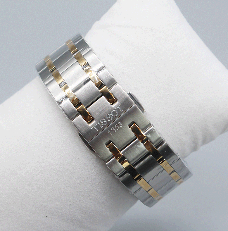 【官方品质】天梭(tissot)表带原装1853杜鲁尔t099钢带男女t099407at