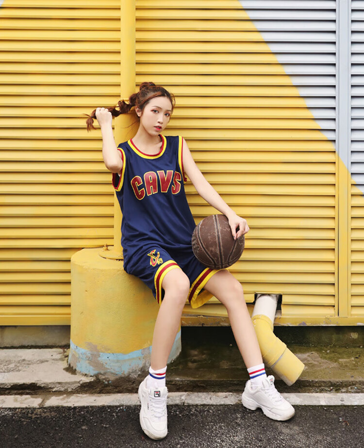 并力 女子球衣篮球服女骑士球衣韩版女生套装运动比赛定制班服定制