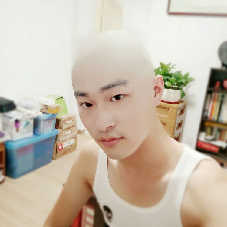 面具乳胶乳胶光头套 影视免剃头 表演化妆表演出道具cos和尚光头头套