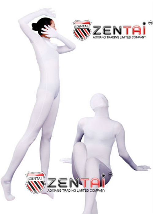 kigurumi全包紧身衣莱卡舞台表演服装隐形人服装zentai黑色xxl