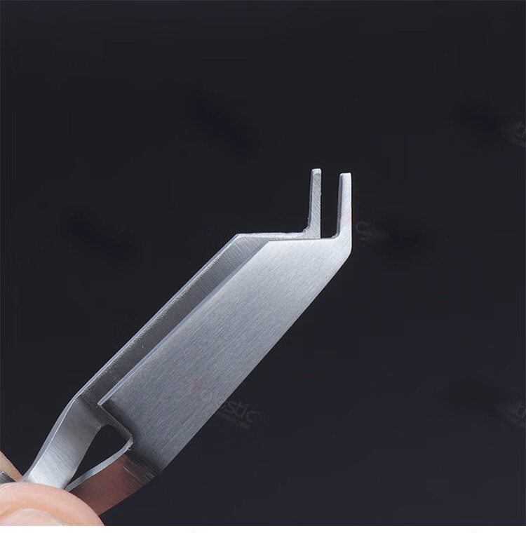 牙科工具咬合纸镊托槽正畸镊子颊面管镊口腔种植舌侧多功能夹持镊 舌