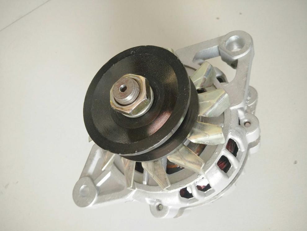 无刷恒压纯铜线家用照明交流发电机航典 220v1300w皮带轮发电机【图片