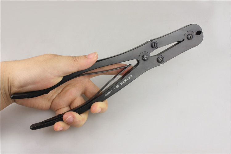 骨科手术器械医用黑柄克氏针骨板骨钉圆口剪顶切剪钢针钢丝钳导针剪刀