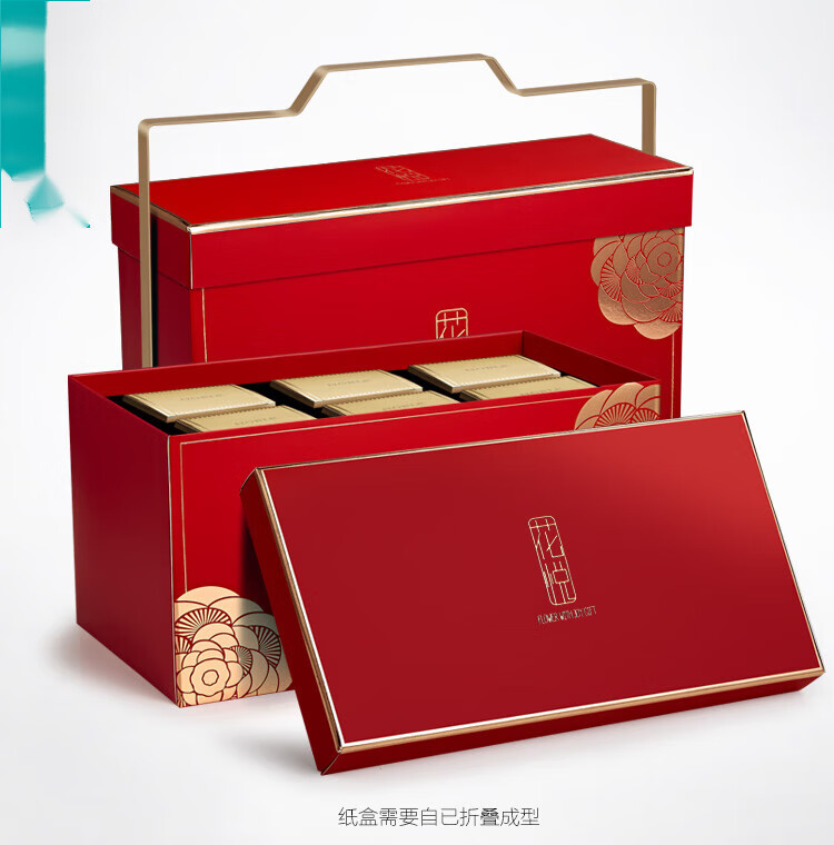 四件套礼盒包装盒家纺店四件套送礼订婚礼品床上用品中秋节箱 红色