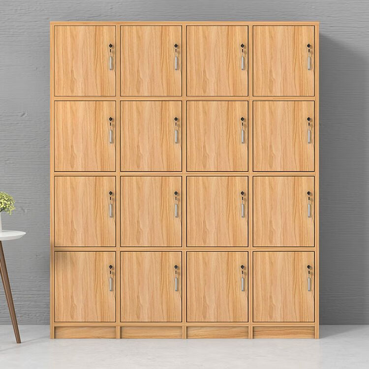 瑜伽馆更衣柜 成都健身房更衣柜木质员工储物柜瑜伽馆美容院更衣室