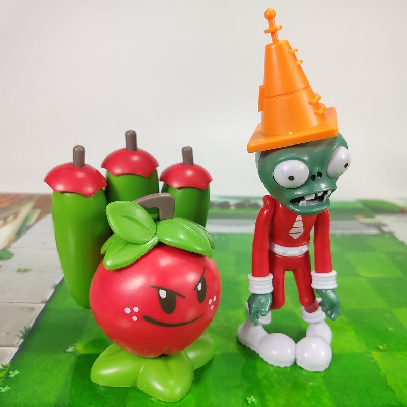新款植物大战僵尸玩具大号迫击炮可发射炮弹未来僵尸博士大号苹果
