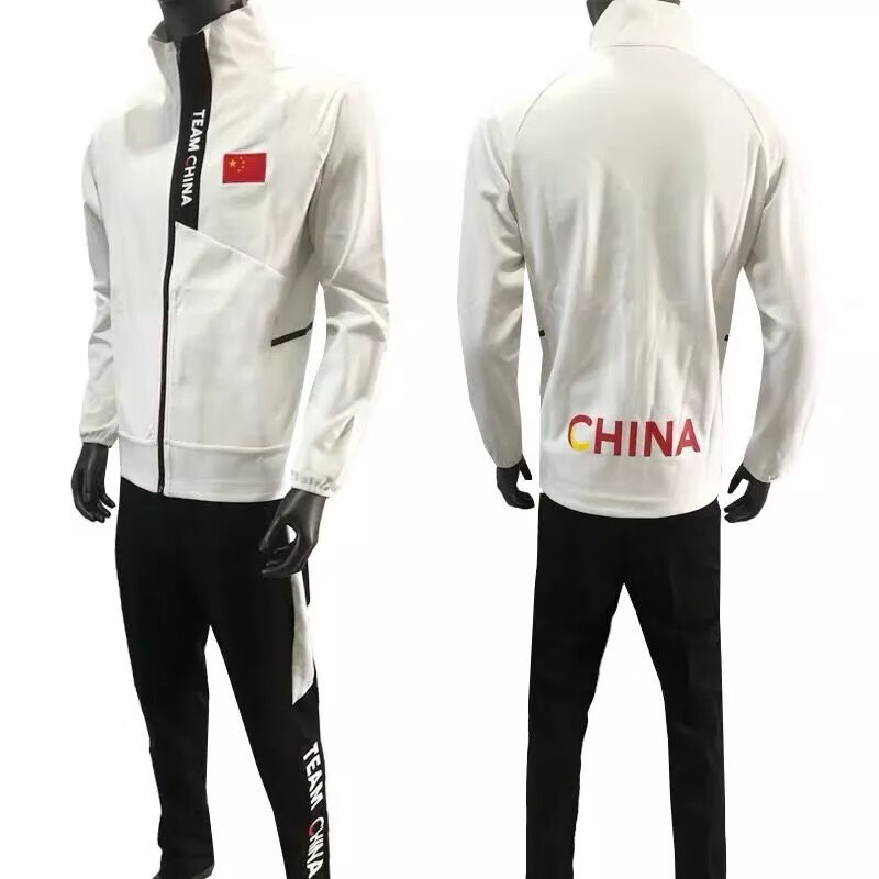 腾讯体育中国国家队运动服套装体院运动员出场服教练服连帽外套奥运会