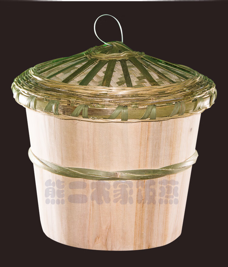 贵州传统竹编杉木饭桶木制糯米饭厨房家用蒸饭竹制商用蒸笼饭甑子 11