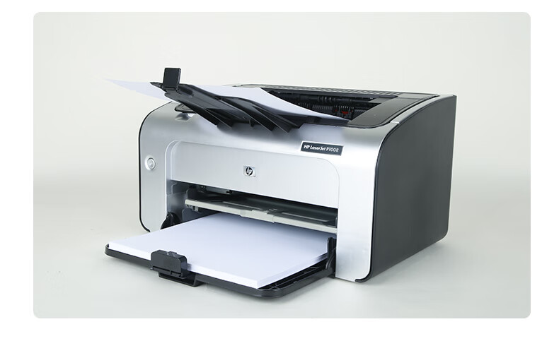 黑白激光家用学生小型凭证打印机a4办公 惠普1008/1007标配 小白盒