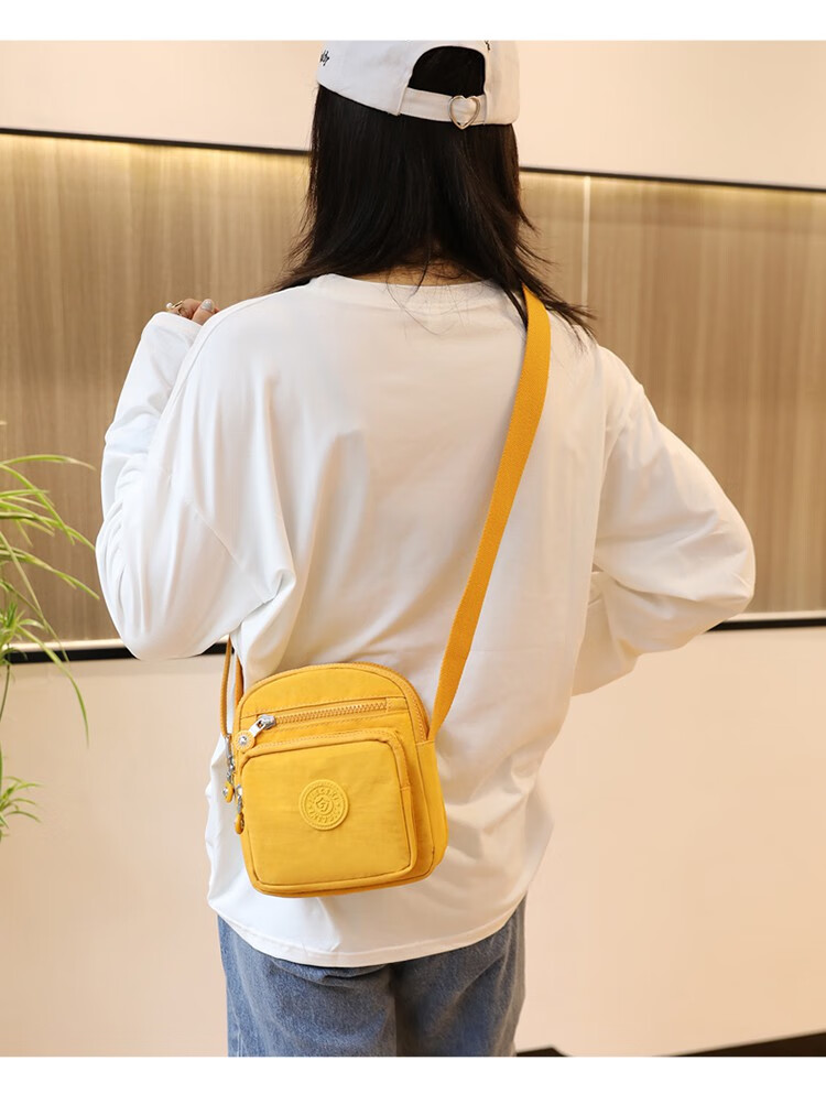 小童姥跨肩包帆布包女斜挎2021款时尚潮流斜跨迷你小包包单肩超小牛津