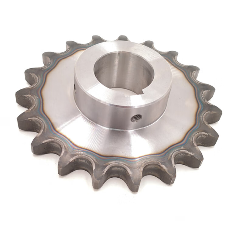 水棋盛45号钢链轮齿轮4分08b台轮10齿40齿机械传动工业链条齿轮非标