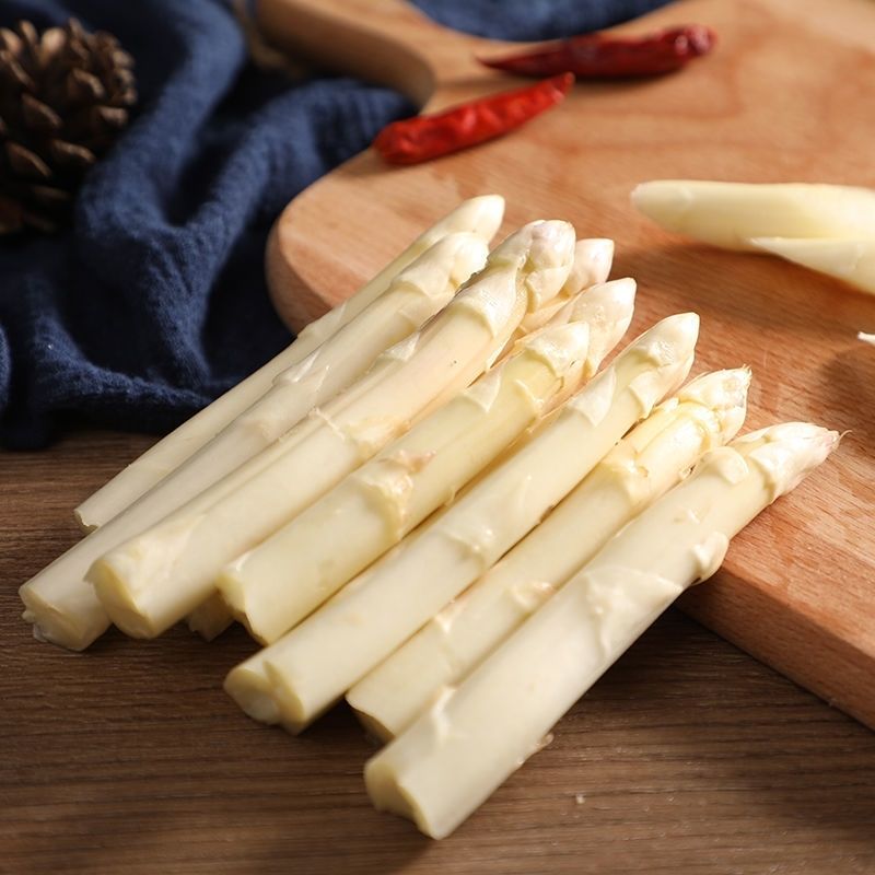 山东特产新鲜白芦笋现挖现发农家生态鲜嫩白芦笋龙须菜二斤装