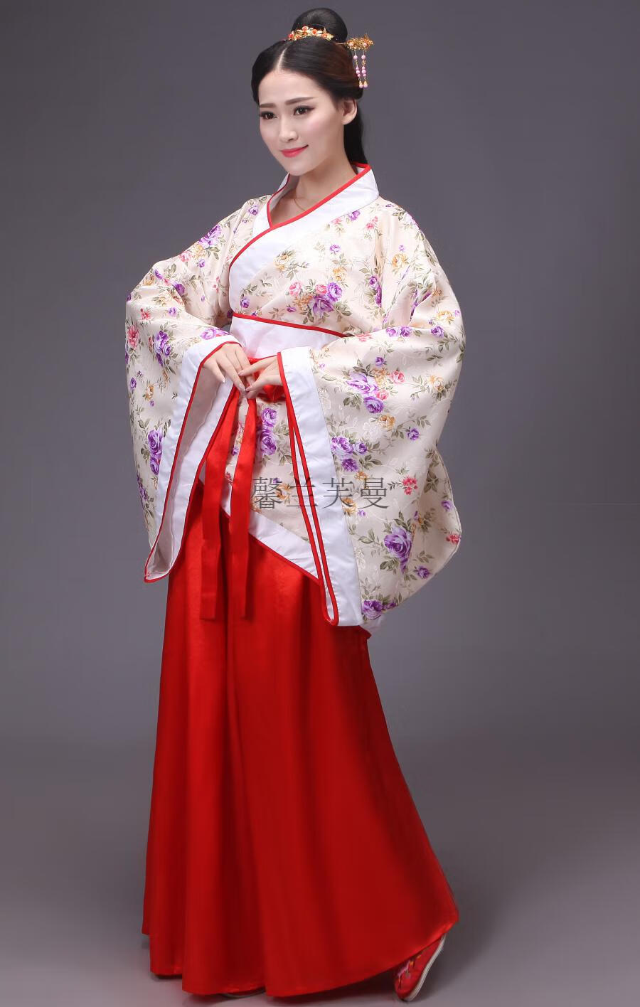 唐朝服装女夏季新款古装仙古代汉服演出服古典舞蹈襦裙公主贵妃唐装